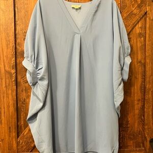 Entro Light Blue V-Neck Tunic